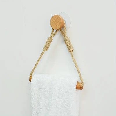 Decorative Hanging Toilet Paper Holder and Towel Dispenser for Bathroom Accessories